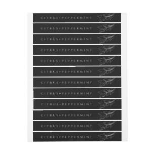 Etiquetas Rótulo de selo à prova de tamer da Vintage minimal