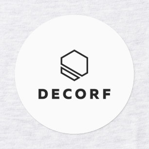 Etiquetas Rótulo de Vestuário de Círculo Pequeno