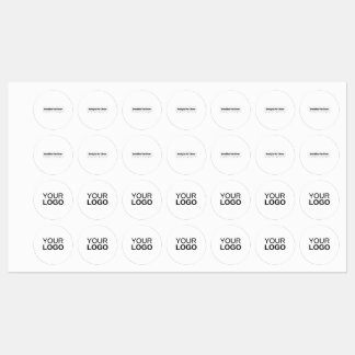 Etiquetas Rótulo de Vestuário de Círculo Pequeno