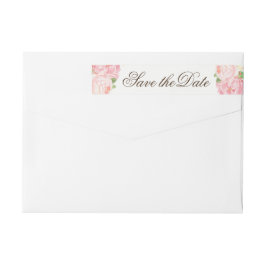 Etiquetas Rótulo de Wound RSVP de Flores de Pensão Adoráveis