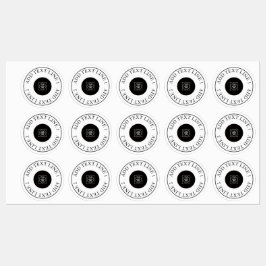 Etiquetas Rótulo QR de promoção comercial impermeável com lo