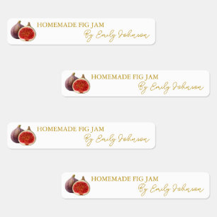 Etiquetas Rótulo Thin de Emperramento de Fig Homemade
