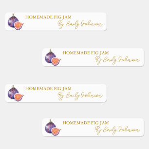 Etiquetas Rótulo Thin de Emperramento de Fig Homemade