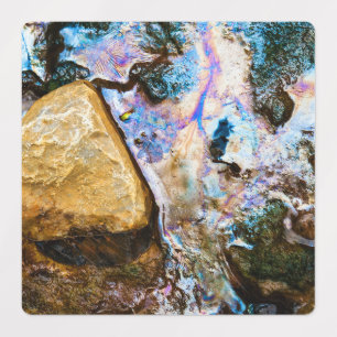 Etiquetas rótulos de água parada da natureza abstrata