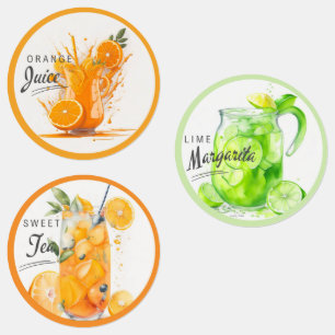 Etiquetas Rótulos de Bebidas e Stick-ons