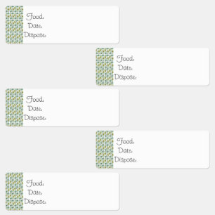 Etiquetas Rótulos de Comida da Organização da Cozinha Avo