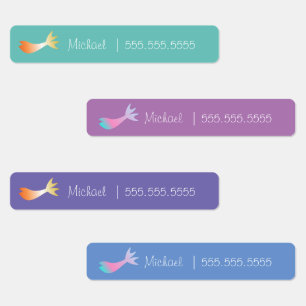 Etiquetas Rótulos de Número do Almoço da Classe Mermaid S