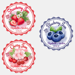 Etiquetas Rótulos Impermeáveis Personalizados para Potes de 