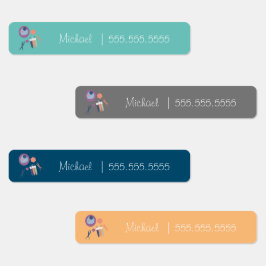 Etiquetas Rótulos Número do Almoço de Classe de Biologia