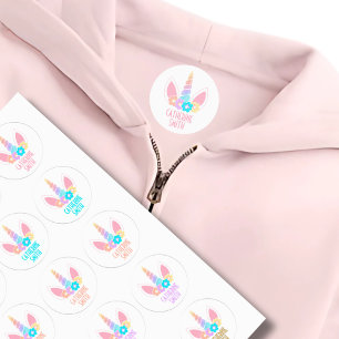 Etiquetas Roupa para crianças em bruto e simples ícones