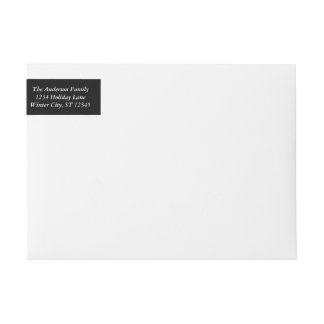 Etiquetas RSVP Preto ou qualquer Cor Personalizada