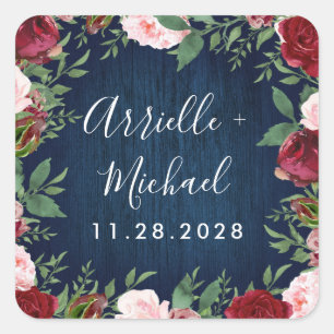 Etiquetas rústicas do favor do casamento do país