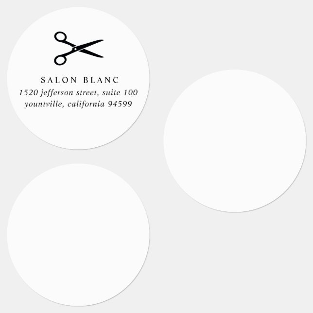 Etiquetas Salon Business Promotional (Grupo)