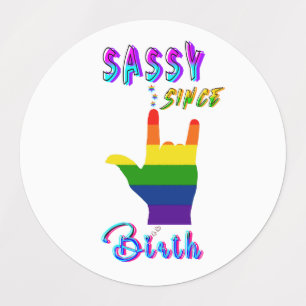 Etiquetas Sassy Desde o Nascimento