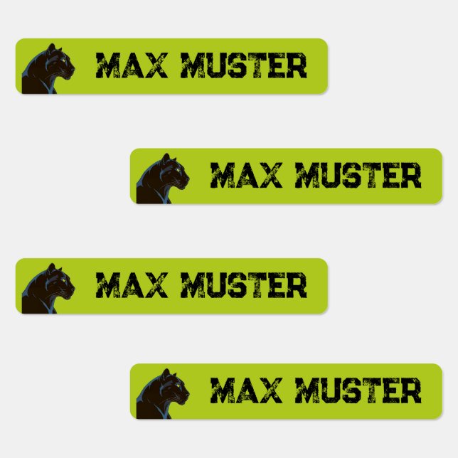 Etiquetas Schwarzer Panther - 96 Schmmmmen Kindt-tiketten (Grupo)