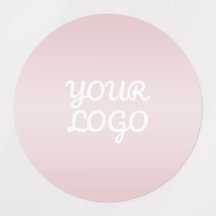 Seu logotipo & Ombre rosa moderno elegante | Imper
