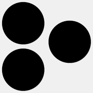 Etiquetas Silhouette de Gato Negro Minimalista