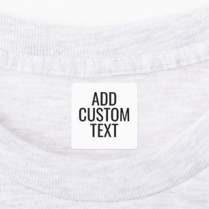 Etiquetas Simples 3 Linhas de Texto - Sans Serif