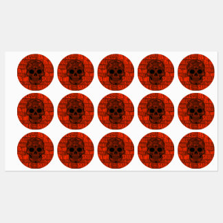 Etiquetas Skull do WordArt B