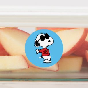 Etiquetas Snoopy "Joe Legal" em pé