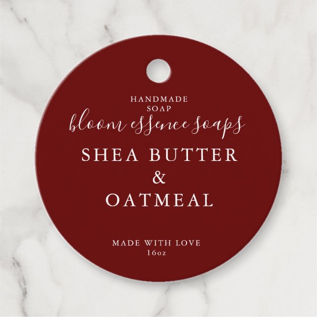 Etiquetas Soap (Frente)