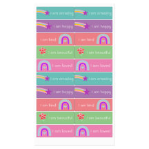 Sou autocolante de afirmações