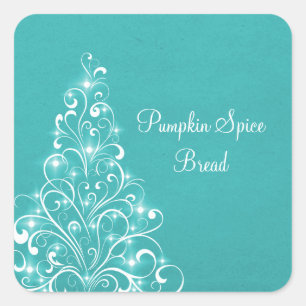 Etiquetas Sparkly do cozimento da árvore do