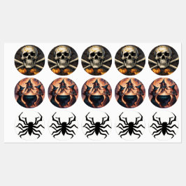 Etiquetas Spooky Halloween