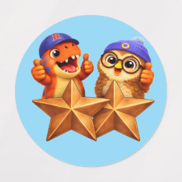 Etiquetas Stage two sheet of reward stickers