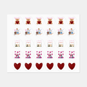 Etiquetas Sticker of Love