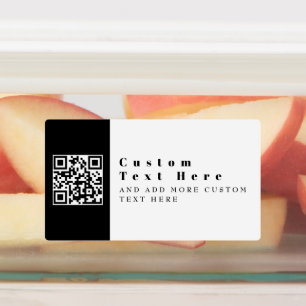 Etiquetas Substitua pelo seu próprio código QR   Moderno à P