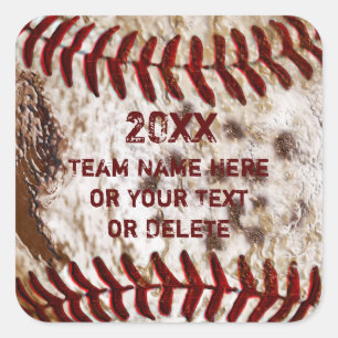 Etiquetas sujas legal do basebol PERSONALIZADAS
