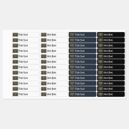 Etiquetas Sweden Art Deco Flag | Custom Iron-On Name Label