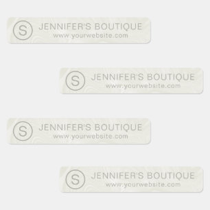 Etiquetas Tamanho de Roupas de Mármore Personalizado