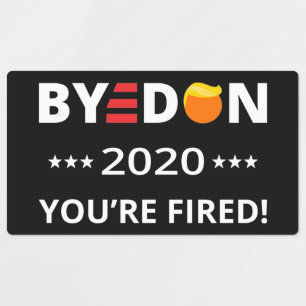 Etiquetas Tchau Don 2020. Você está cansado! Funny Biden Har