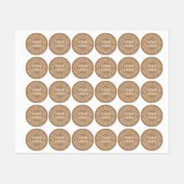 Etiquetas Texto branco Papel Kraft olha em volta de roupa de