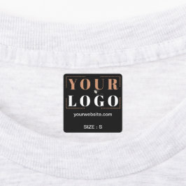 Etiquetas Texto personalizado do logotipo Tamanho do site de