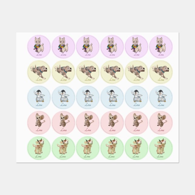 Etiquetas tiere delicada (Folha)