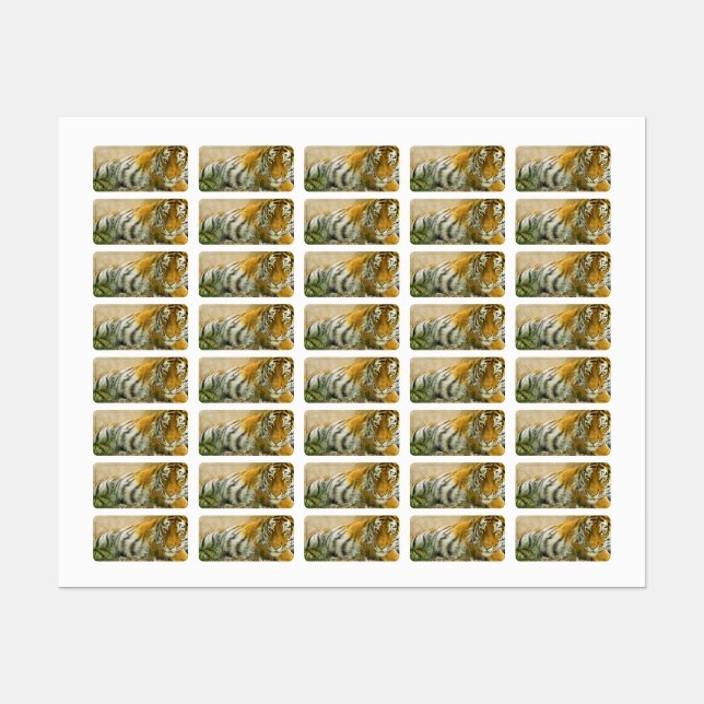 Etiquetas Tigre (Folha)