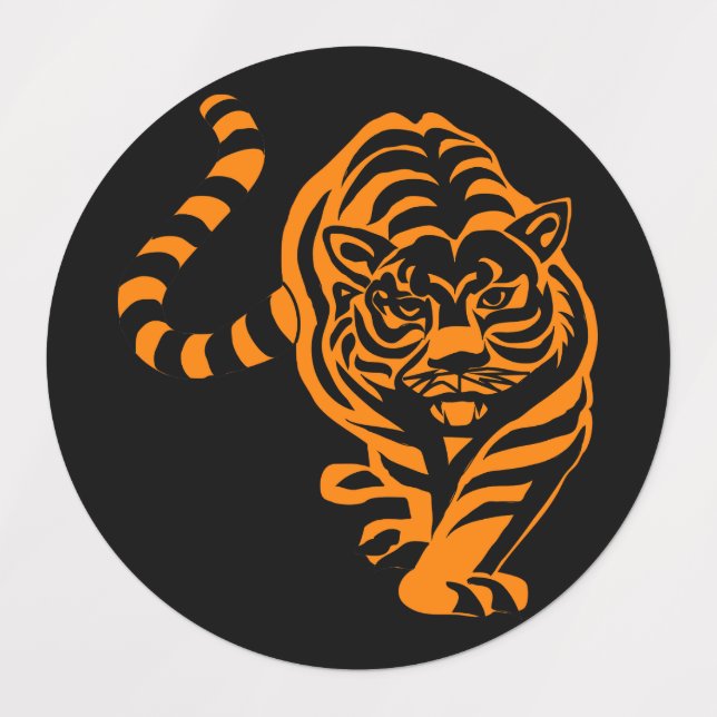 Etiquetas Tigre (Design 1)