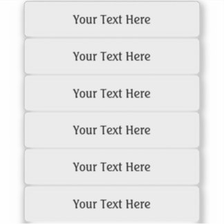 Etiquetas Transparentes De Meio Por 3 Polegadas
