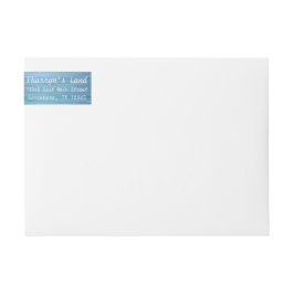 Etiquetas Turquoise Mail | Calma Azul, Calma Água Brutal