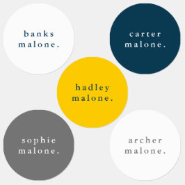 Etiquetas Vestuário à prova de água para crianças simples