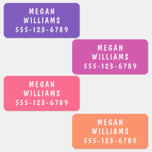 Etiquetas Vestuário Personalizado de Nome Personalizado Mod