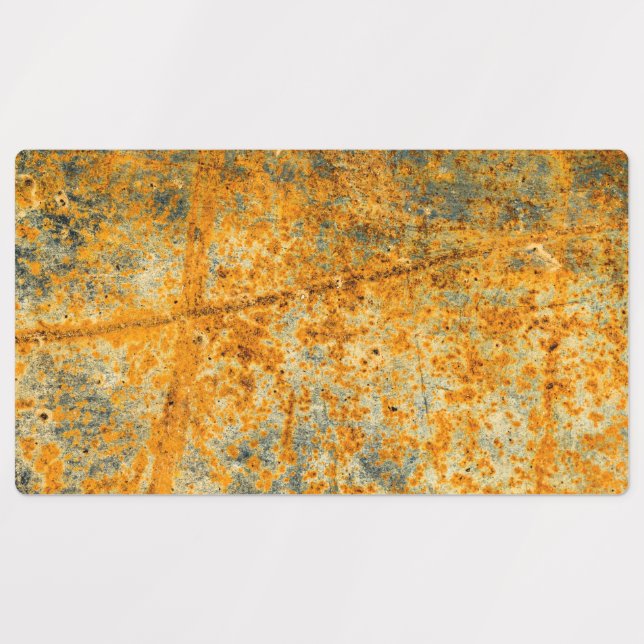 Etiquetas vias de ferrugem ácida (Design 1)