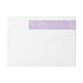 Etiquetas Victorian Lavender Pre-Addressed Return Address