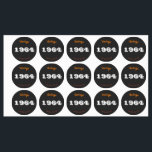Etiquetas Vintage 1964 edição limitada 60th Birthday Gift<br><div class="desc">Vintage 1964 year limited edition 60th Birthday Gift</div>