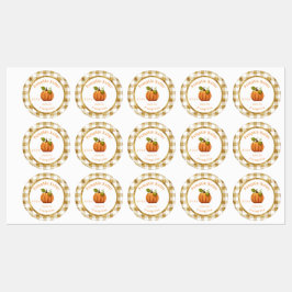 Etiquetas Vintage Pumpkin Manteiga Personalizada Canning