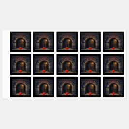 Etiquetas vinyl waterproof Dark Dungeons sticker