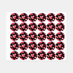 Etiquetas Watercolor Melancia 2